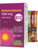 B-12 Methylcobalamin Sublingual 1,000mcg - 90 Tabs + BONUS
