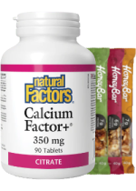 Calcium Factor 350mg - 90 Tabs + BONUS