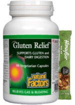Gluten Relief - 90 V-Caps + BONUS