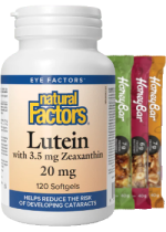 Lutein 20mg - 120 Softgels + BONUS