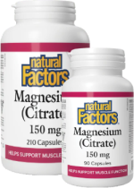Magnesium Citrate 150mg - 210 Caps + BONUS