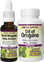 Organic Oregano Oil - 30ml + 30 Softgels FREE