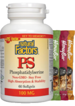 PS (Phosphatidylserine) 100mg - 60 Softgels + BONUS