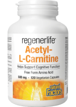 Regenerlife Acetyl-L-Carnitine 500mg - 120 V-Caps