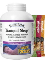 Stress-Relax Tranquil Sleep - 120 Chew Tabs + BONUS