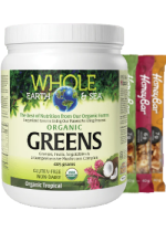 Whole Earth & Sea Pure Food Fermented Organic Greens (Organic Tropical) - 405g + BONUS