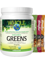 Whole Earth & Sea Pure Food Fermented Organic Greens (Unflavoured) - 390g + BONUS