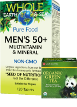 Whole Earth & Sea Pure Food Men's 50+ Multivitamin & Mineral - 120 Tabs + BONUS