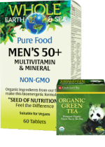 Whole Earth & Sea Pure Food Men's 50+ Multivitamin & Mineral - 60 Tabs + BONUS