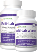 Multi-Lab Women's Bioavailable Daily Vitamin - 120 + 60 V-Caps FREE