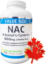 NAC (N-Acetyl-Cysteine) 600mg - 360 Caps + BONUS