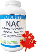 NAC (N-Acetyl-Cysteine) 600mg - 360 Caps + BONUS