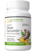 Organic Clean Curcumin (Whole Turmeric Root) 500mg - 60 V-Caps