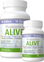 Probiotics Alive For Women 50 Billion (Plus FOS Prebiotic) - 60 + 30 V-Caps FREE