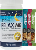 Relax MG Magnesium Powder (Natural) 300mg - 250g + BONUS