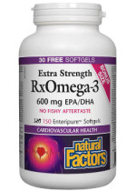 RxOmega-3 Factors Extra Strength - 120 + 30 Softgels BONUS