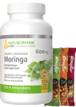 Moringa 600mg (Organic) - 120 V-Caps + BONUS