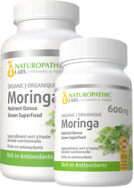 Moringa 600mg (Organic) - 240 + 60 V-Caps Free