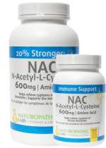 NAC (N-Acetyl-Cysteine) 600mg - 180 + 90 Caps FREE