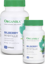 Bilberry Extract 60mg - 120 Caps + BONUS - Organika