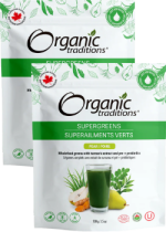 Supergreens With Turmeric And Probiotics (Pear) - 100 + 100g FREE