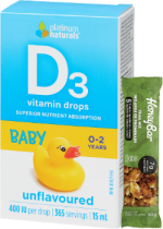 Delicious D Vitamin D3 400iu For Babies - 15ml + BONUS