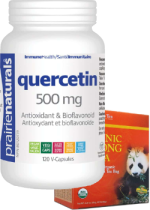 Quercetin 500mg - 120 V-Caps + BONUS