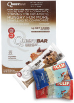 Low Carb Protein Bar (Chocolate Chip Cookie Dough) - 12 Bars + BONUS