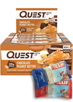 Low Carb Protein Bar (Chocolate Peanut Butter) - 12 Bars + BONUS