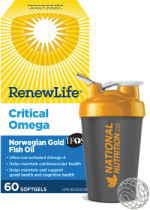 Norwegian Gold Critical Omega (Enteric Coated) - 60 Softgels + BONUS - Renew Life