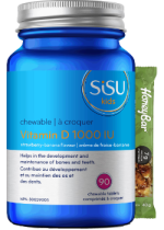 Kids Vitamin D3 1,000iu (Strawberry Banana) - 90 Chew Tabs + BONUS