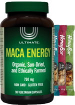 Maca Energy 750mg - 90 V-Caps + BONUS