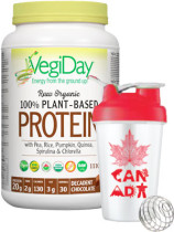 Vegiday Raw Organic Protein (Decadent Chocolate) - 972g