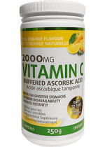 Vitamin C Buffered 2,000mg (Orange) - 250g Crystals