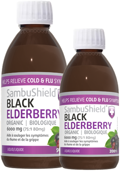Sambushield Black Elderberry Syrup (Organic) - 500 + 200ml FREE