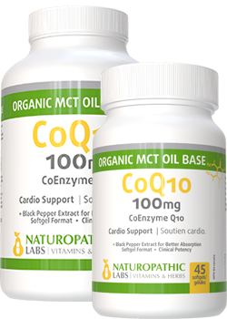 Active CoQ10 100mg (+Org. MCT Oil Base & Black Pepper) - 240 + 45 Softgels FREE
