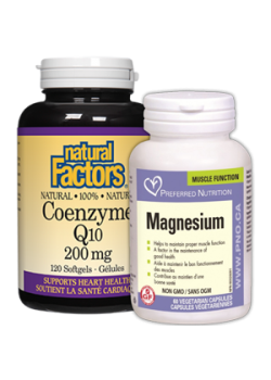 Coenzyme Q10 200mg BONUS Packet 140 Softgels + BONUS - Natural Factors Coenzyme Q10 200mg BONUS Packet 140 Softgels + BONUS - Natural Factors