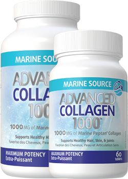 Advanced Collagen 1,000mg (Marine) - 240 Tabs + BONUS