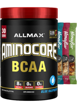 Aminocore BCAA (Blue Raspberry) - 345g + BONUS