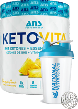 KetoVita BHB Ketones + Essential Vitamins (Pineapple Punch) - 230g + BONUS