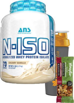 N-ISO Hydrolyzed Whey Isolate (Creamy Vanilla) - 5lbs + BONUS