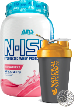 N-ISO Hydrolyzed Whey Isolate (Strawberry) - 1.8lbs + BONUS