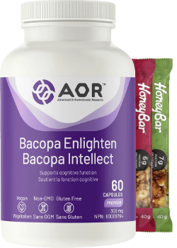 Bacopa Enlighten 300mg - 60 V-Caps + BONUS