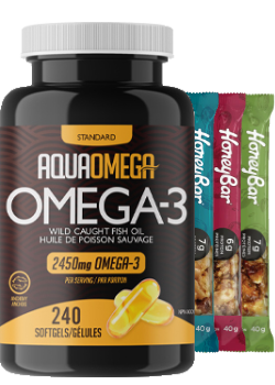 Standard Omega-3 2450mg - 240 Softgels + BONUS