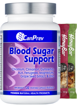 Blood Sugar Support - 120 V-Caps + BONUS