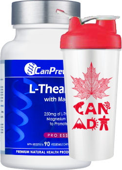 L-Theanine with Magnesium - 90 V-Caps + BONUS