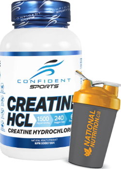 Creatine HCL 750mg - 240 V-Caps + BONUS