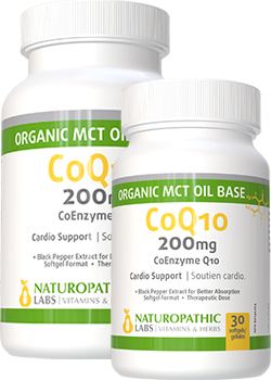 Active CoQ10 200mg (+Org. MCT Oil Base & Black Pepper) - 120 + 30 Softgels FREE