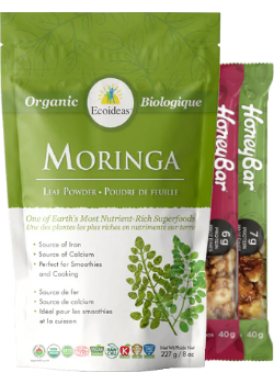 Organic Moringa Leaf Powder - 227g + BONUS