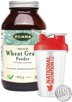 Wheat Grass Powder - 225g + BONUS - Flora